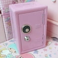 thumbnail image 4 of 2X Kids Money Banks, Money Box Gift Safe Case Password with Key Metal Money Box Storage Bedroom Locker Home Ornament, 4 of 5