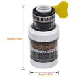 thumbnail image 2 of 3 Pieces Faucet Filter Faucet Water Filter Water Tap Filter Faucet Water Filter Faucet Water Purifier Suitable for faucets with a diameter of 25mm/20mm/15mm, 2 of 5