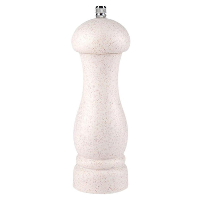 Moulin à Poivre Manuel Ou Céramique Rechargeable Blanc