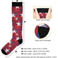 thumbnail image 3 of FREEAMG Stars Digital Paper Compression Socks for Women and Men, 1 Pair, 3 of 7