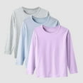 thumbnail image 2 of Zshosam Girls Long Sleeve Tops Girls Long Sleeve Shirts /Toddler Girl Long Sleeve Shirt - Basic Baby Tees, Blouses, Tops - Little Girls Shirts Size 4T 5T,(F 4-5 Years), 2 of 4