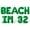 Green, variant on Letter Balloons - BEACH IM 32 16" Inch Alphabet Letters Foil Mylar Balloon 32nd Birthday Party Banner (Black)