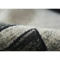 thumbnail image 3 of Momeni Edition Geometric Polyester Charcoal Area Rug, 5'1" x 7'7" Sized Rug for Living Room, Bedroom, Dining Room, and Kitchen, 3 of 3