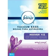Febreze Hoover Style Y Z Premium Allergen Filtration Vacuum Bags, 3-Pack, 2511