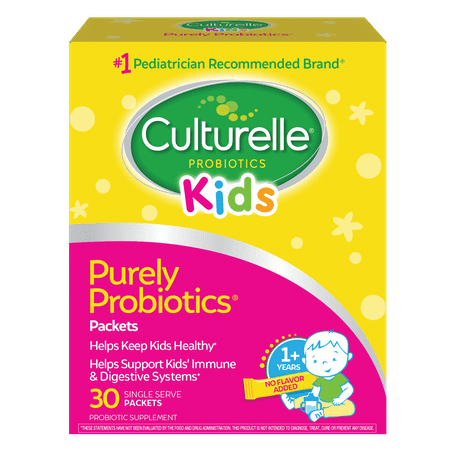 Culturelle Probiotics Kids Daily Probiotic Packets - 30 (Best Probiotic Supplement For Kids)