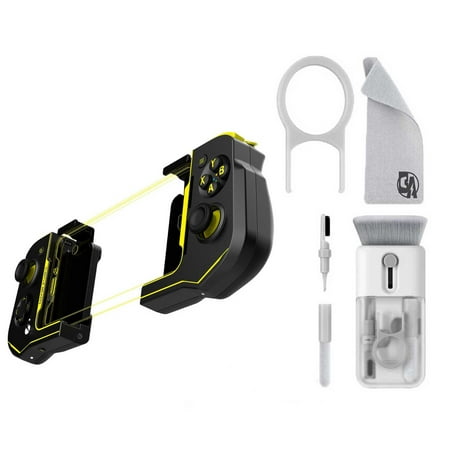Turtle Beach - Atom Game Controller for Android Phones - Black/Yellow With Cleaning Electric kit Bolt Axtion Bundle Like New