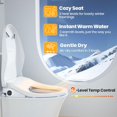 thumbnail image 3 of Asiento de Inodoro Bidet Tadashi Smart Calefaccionado con Agua Caliente Instantánea, 3 of 9