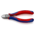 thumbnail image 1 of KNIPEX 76 22 125 Pinzas de corte diagonal Para electromecánica Con fundas en dos componentes acabado pavonado 125 mm, 1 of 1