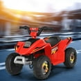 thumbnail image 4 of Patiojoy Quad Électrique Mini 6 V pour Enfants, Jouet à Chevaucher pour Tout-Petit à Pile, Rouge, 4 of 7