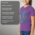 thumbnail image 6 of Girl's Lilo & Stitch Emotions of 626 Graphic Tee Purple Berry X Small, 6 of 9