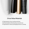 thumbnail image 6 of Cricut Glossy Value Vinyl Roll, Permanent, Black, 12 in x 20 ft, 1 Count, 6 of 8