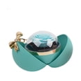 thumbnail image 3 of Joya de joyería Caja de regalo de regalo Contenedor de regalo Romántico Joyería de joyería Anillo de almacenamiento de joyas Soporte para cumpleaños Azul claro, 3 of 8