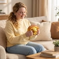 thumbnail image 5 of Slow Rising Stress Relief Squishy Ball – Mochi Squishy Toy in Cute Cartoon Sheep Bread Shape for Kids & Adults, Ultra-Soft Tactile Squeeze Toy for Desk, Classroom, or Travel, 5 of 5