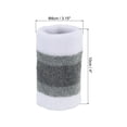 thumbnail image 2 of Uxcell 8x10cm Sport Wrist Bands Cotton Absorbent Athletic Sweatband, White Gray, 2 Pack, 2 of 6