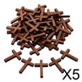 thumbnail image 1 of Dijes de cruz de madera,Dijes de cruz de madera Colgantes de cruz de madera,Cuentas de cruz de madera sin terminar a la moda para hombres y mujeres,Dijes espaciadores de cruz Colgantes Adorno, 1 of 8