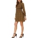 thumbnail image 4 of INSPIRE CHIC Vestido A-Line de Manga Larga con Volantes y Estampado Floral Amarillo L, 4 of 6
