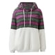 thumbnail image 4 of Puntoco Moda Mujer Cremallera Cuello en V Jersey tops Blusa de manga larga con capucha Sudadera Puntoco Puntoco-2617, 4 of 6