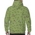 thumbnail image 7 of Naloa Mallard Duck Men's Casual Hooded Collar Drawstring Hoodies Pullover Sweatshirts Casual Long Sleeve Shirts-X-Large, 7 of 7