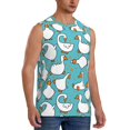 thumbnail image 2 of Pofeuu Cartoon Funny Goose Print Men's Muscle T-Shirt, Sleeveless, Muscle Tank, Classic Muscle Tee Top For Men Casual Sleeveless Muscle T-Shirt Trendy Clothes-X-Large, 2 of 7