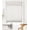 Ceylon Vintage White, variant on No Drill Cordless Bamboo Roman Shades, Custom Light Filtering Window Treatment, Roll Up Bamboo Blinds for Windows, Privacy Curtains