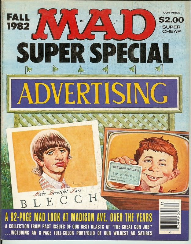 MAD Magazine Vintage Collectible HIGH GRADE Super Spevcial Fall 1982