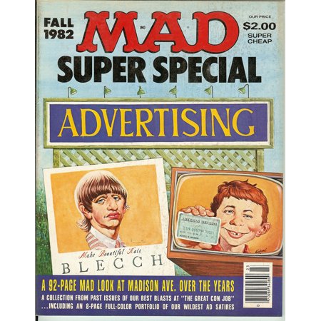 MAD Magazine Vintage Collectible HIGH GRADE Super Spevcial Fall 1982