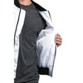 thumbnail image 3 of Victorious Men's Lightweight Contrast MA-1 Bomber Flight Jacket JK752 - White - 3X-Large, 3 of 7