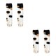 thumbnail image 4 of sweethay 2 uds calcetines bonitos para mujer dibujos animados gato pata invierno Coral vellón terciopelo grueso hogar cálido calcetines para Type2 NO2, 4 of 6