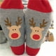 thumbnail image 3 of Calcetines Navideños de Algodón para Invierno, Transpirables, con Diseño de Bloques de Color para Hombre y Mujer., 3 of 7
