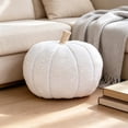 thumbnail image 4 of Pumpkin Shaped Throw Pillow Fall Decor Cushion for Sofa Living Room Halloween Thanksgiving Home Decor Soft Plush Stuffed Pillow, 4 of 6