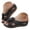 Black, variant on Dakaela Womens Dressy Flower Orthopedic Wedge Sandals Casual Comfortable Open Toe Platform Slides Summer Boho Beach Slippers Black 6.5