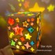 thumbnail image 3 of 4 Uds. Conjuntos de Base de linternas flotantes en forma de estrella, decoración de linternas de agua de papel con vela candelita LED, 3 of 5