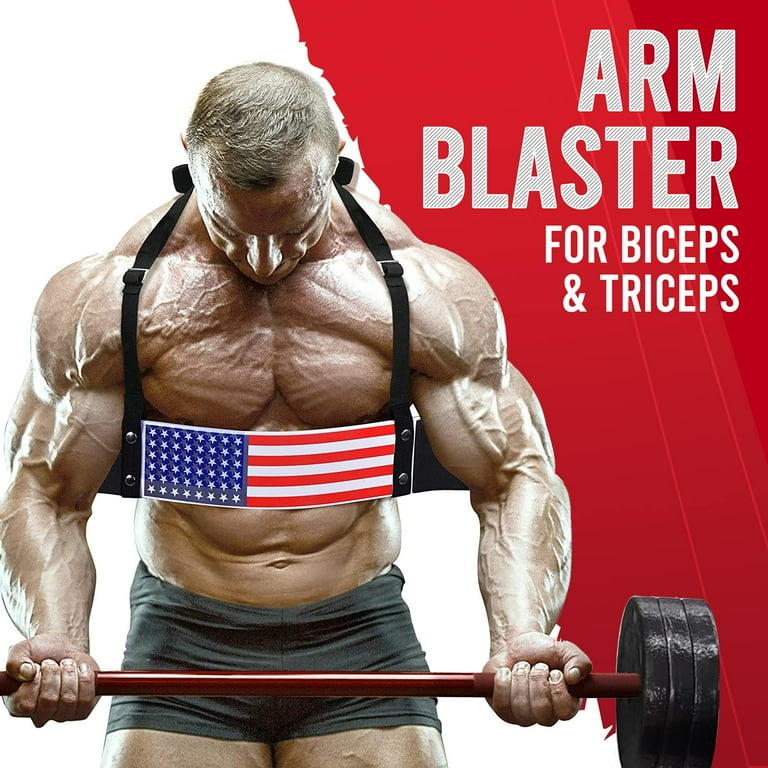 DEFY Sports Arm Blaster for Biceps Triceps Workout Bicep Curl Isolator Arm Blaster For Men and Women American