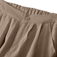 thumbnail image 4 of Capri Pants for Women Casual Spring Workout Leggings Stretch Knee Length Cropped Pant High Waisted Yoga Capris Ladies Comfy Plus Size Trendy Outfits Lightweight Cute Fashion Dressy Clothes, 4 of 6