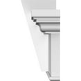 thumbnail image 4 of Ekena Millwork 85" Bottom Width x 89" Top Width x 7 1/4"H x 1"P, Craftsman Crosshead with Bottom Trim w/ Flat Keystone, 4 of 24