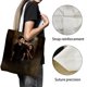 thumbnail image 3 of Twilight Bolso de tela con estampado de lienzo para mujer, bolsa de compras reutilizable y estética, con cremallera interior, regalo para mujer,40*45cm., 3 of 6