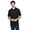 Black, variant on D100 Men's Pima Piqué Short-Sleeve Polo