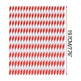 thumbnail image 3 of Yika Drinking Straw Clearance 100pc Paper Straws Disposable Straws Paper Striped Colorful Decorative Straws Dessert Drinks Party Straws, 3 of 3