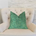 thumbnail image 2 of Plutus Brands Sea Green Iota Turquoise Luxury Throw Pillow, 2 of 3