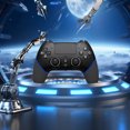 thumbnail image 1 of Gaming Controller 6 Axis Gyro Bluetooth-Compatible Macros Turbo Dual Vibration Hall Effect Joystick for PS4/PS4 Pro/PS4 Slim/PC, 1 of 9