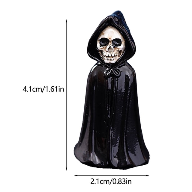 JJKBVCLO Halloween Village Set Resin Halloween Statues Halloween Desktop And Interior Decoration Miniature Models Ideal Collection For Halloween Village Enthusiasts