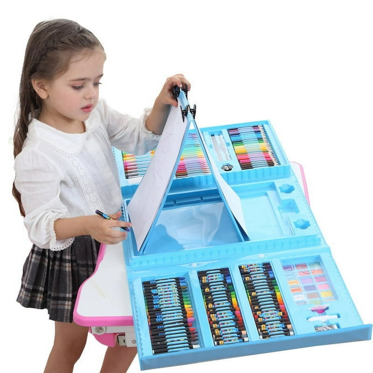 Buy Spardar Art Set for Kids, 240 Pcs Kids Art Set with Trifold Easel, Drawing  Kit with Oil Pastels, Crayons, Markers, Watercolor Cake, etc, Art Supplies  Gift for Children Beginners Artists Online
