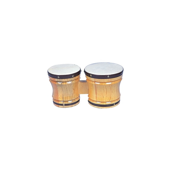 Rhythm Band Large Bongo Drum Set, Professional Quality, 6-1/4 inch.Height, 6-1/2 x 5 Inches Heads