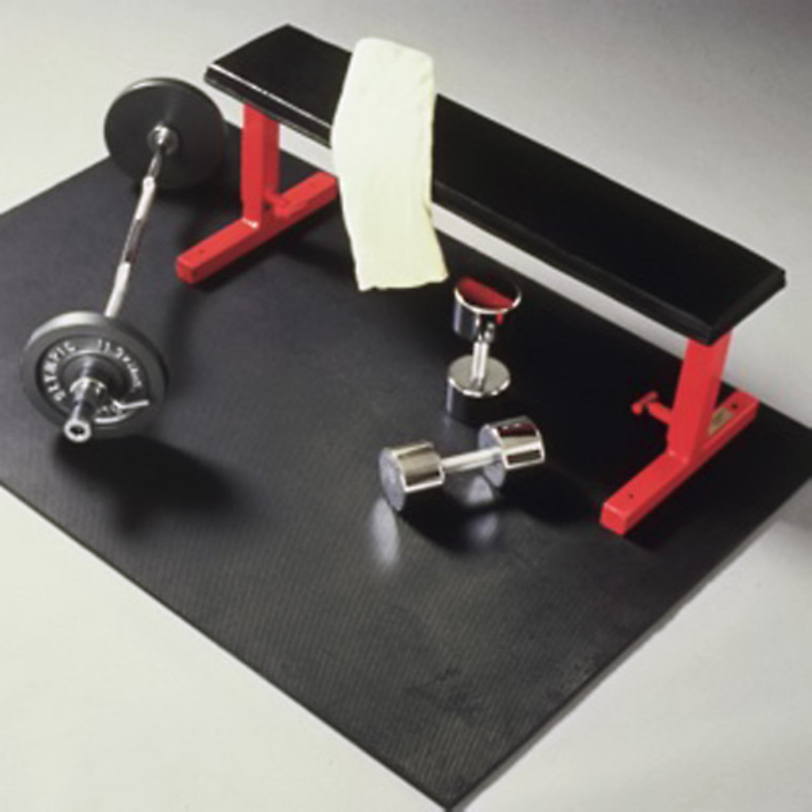 Heavy Duty P.V.C. Equipment Mat for Upright Indoor Cycles