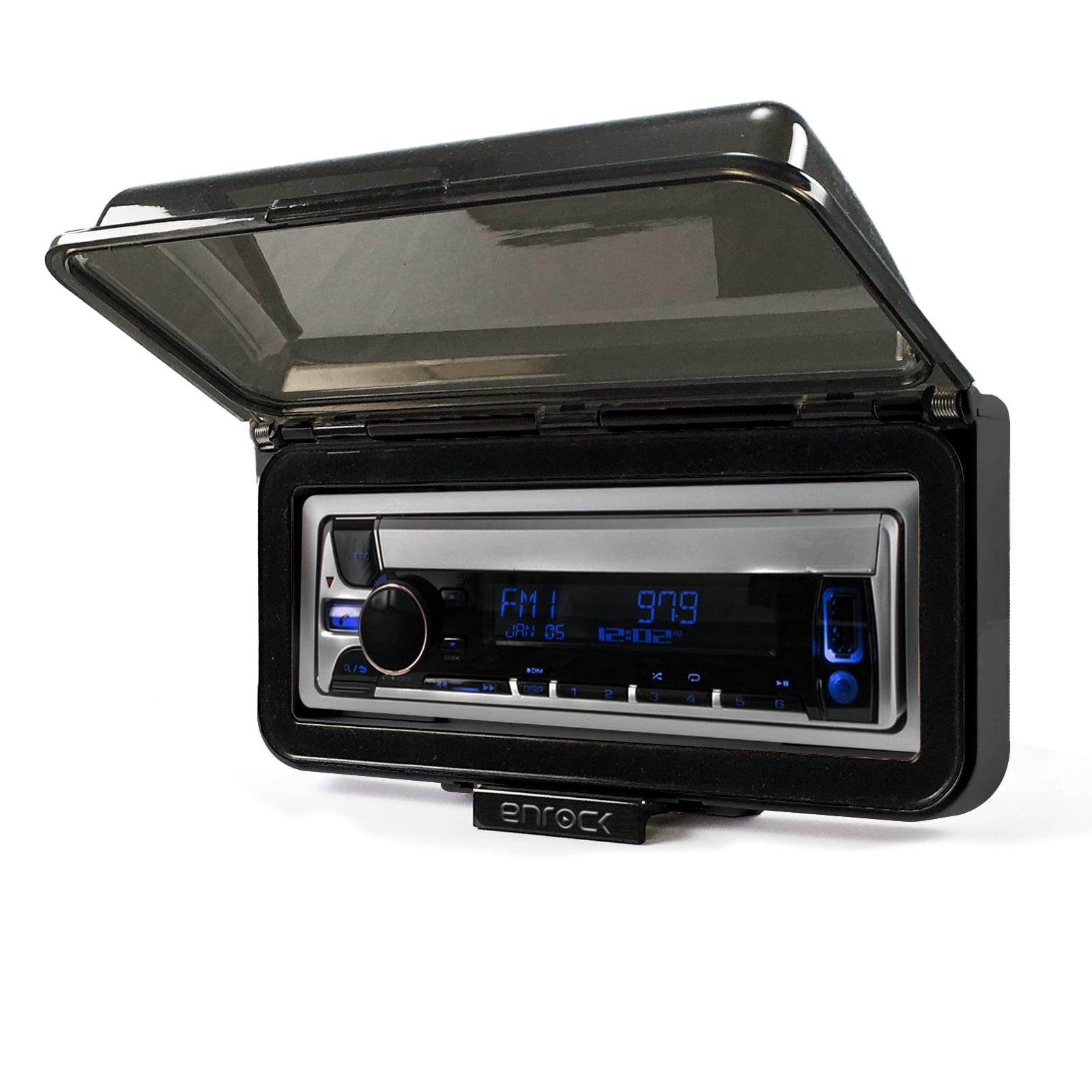 New JVC KD-T91MBS Marine Detachable Face CD Radio Sirius XM