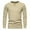 Beige, variant on Aueoeo Men's Long Sleeve Henley Shirts Stretch Ribbed T-Shirts Fashion Casual Basic Tops Button Up Shirt