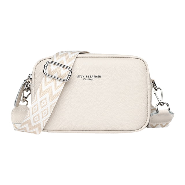 2025 Small Square Bag Soft Over Shoulder Bag Crossbody Leather Bag Spring Clear Shoulder Bag for Women Model Female Shoulder Bag
