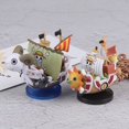 thumbnail image 4 of 7cm Anime One Piece Ship Figure Luffy Model Toy Super Cute Mini Boat THOUSANDSUNNY Going Merry Assembled Model Action Figure, 4 of 7
