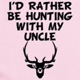 thumbnail image 2 of CafePress - I'd Rather Be Hunting With My Uncle Body Suit - Long Sleeve Cotton Baby Bodysuit, 2 of 4