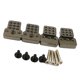 thumbnail image 4 of Cesta de amortiguador de 4 piezas 4x Cesta De Amortiguador Delantera / Trasera Para 1:16 WPL C24 RC Piezas De Actualización De Automóviles De Titanio titanio Magideal Cesta de amortiguador de 4 piezas, 4 of 6
